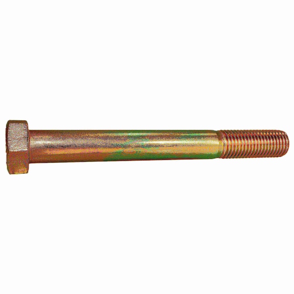 Midwest Fastener Grade 8, 1-1/8"-7 Hex Head Cap Screw, Zinc Yellow Steel, 10 in L, 2 PK 54153 - main